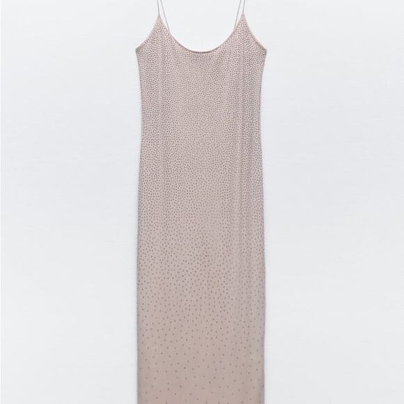 ZARA RHINESTONE TULLE DRESS - Picture 14 of 15